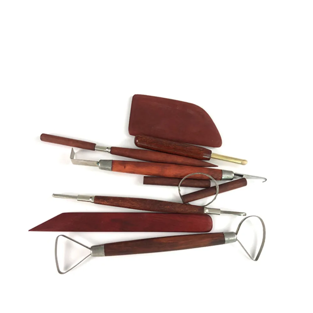 Инструменты для лепки глины высококачественная керамика красное дерево
