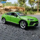 Welly 1:24 Lamborghini Urus green car сплав модель автомобиля Моделирование украшения автомобиля коллекция Подарочная игрушка Литье под давлением модель игрушка для мальчиков