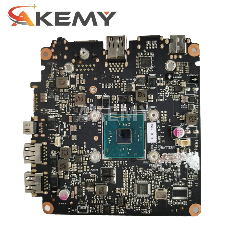 Akmey mianboard для For Asus VivoMini UN45H UN45H-VM062M Mini HD компьютерная материнская плата N3150 4 ядра