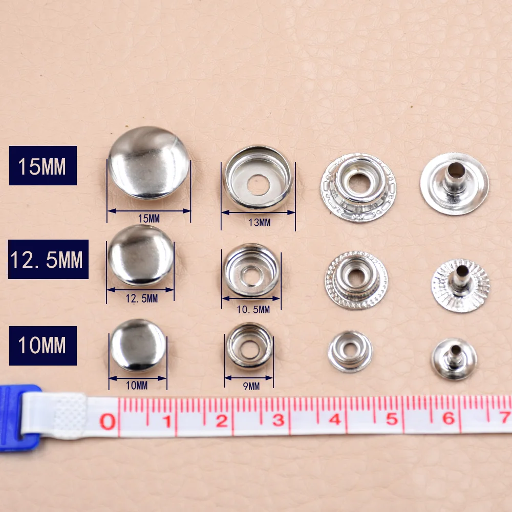 Металлические заклепки для установки 15/12 5/10 мм. Пресс-форма пресс-форм