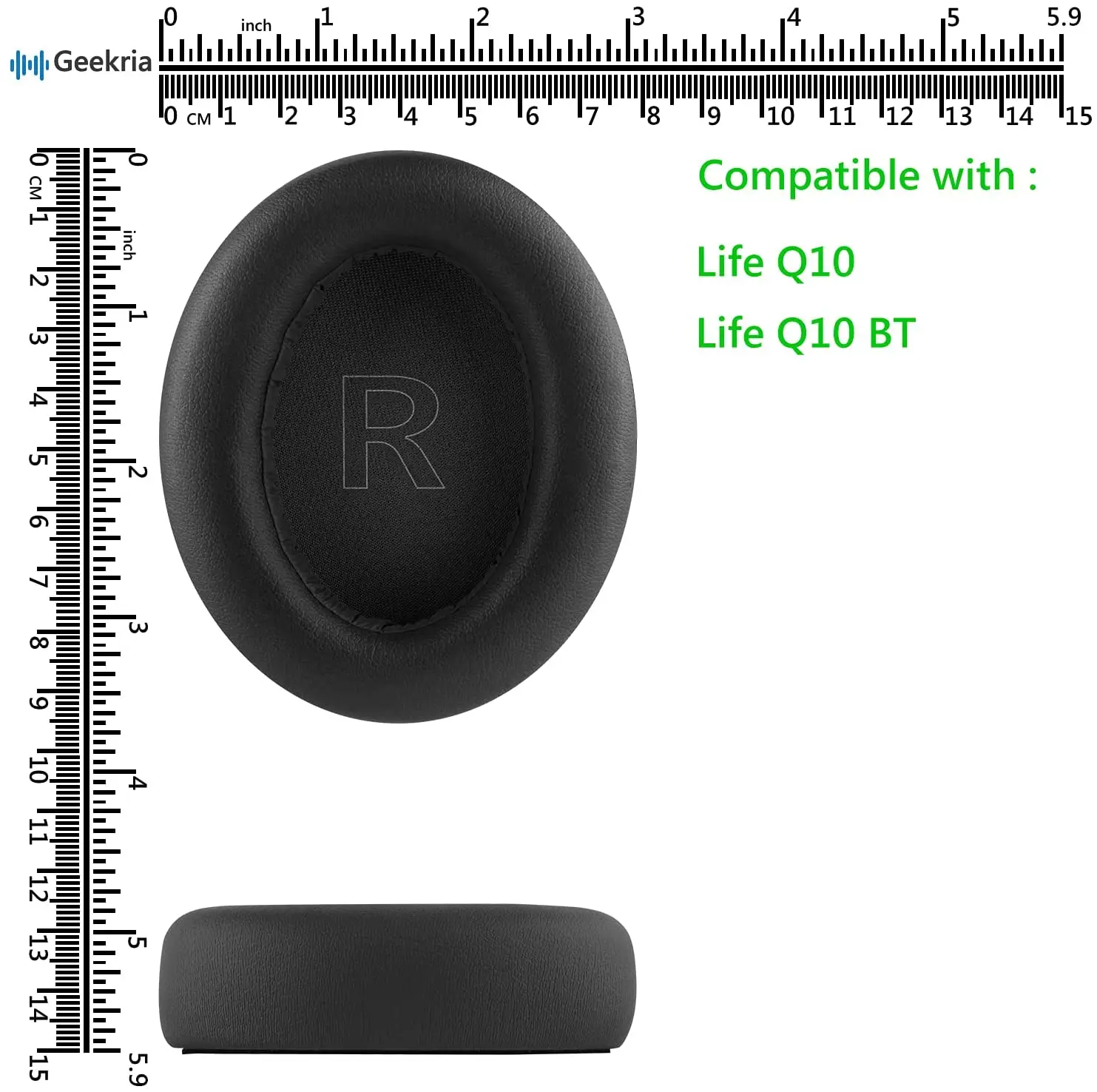 Сменные амбушюры QuickFit из Протеиновой кожи для Anker Soundcore Life Q10 BT вкладыши наушников