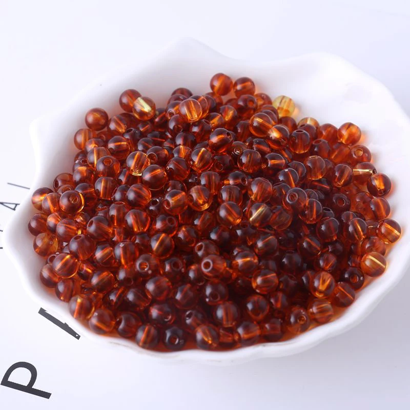 

180Pcs 6mm Czech Glass Seed Beads Acrylic Green Beads Suitable For Clothing Handmade Jewelry Crafts DIY Bracelet Necklace