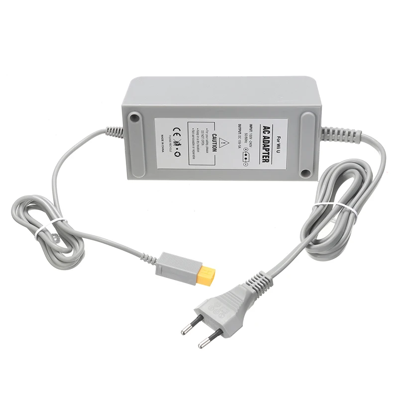 new ac power adapter charging cable charger eu plug suitable for nintendo wii u console power adapter cable game charger free global shipping
