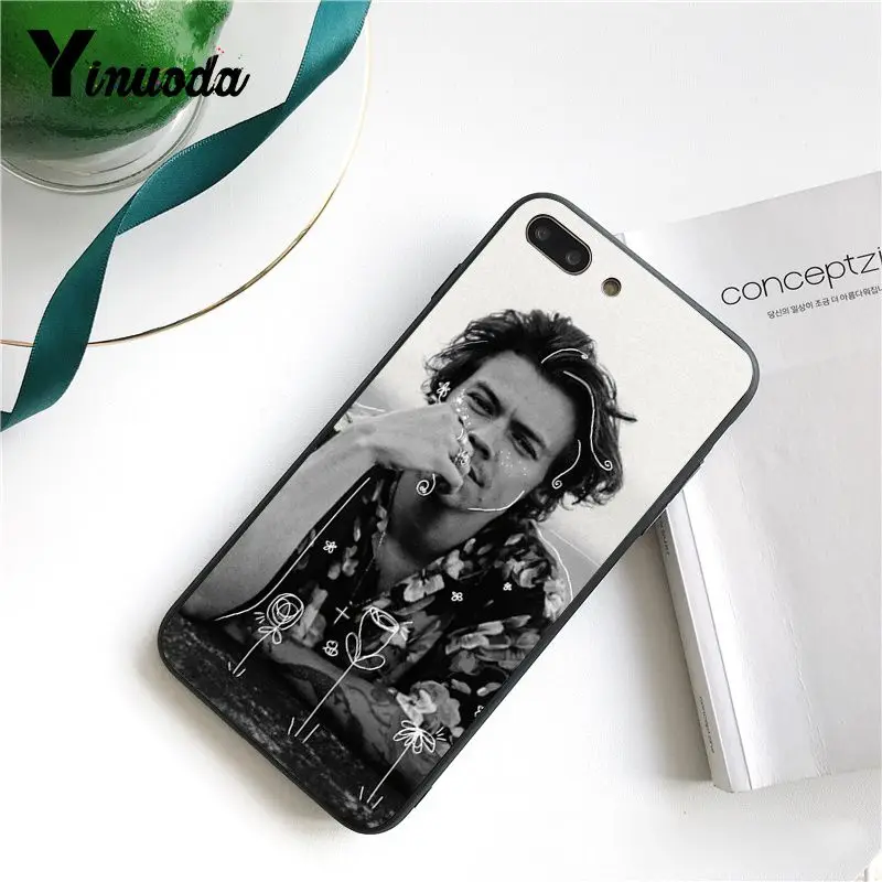 Yinuoda Singer Harry Styles Colorful Cute Phone Case for iPhone X XS MAX 6 6s 7 7plus 8 8Plus 5 5S SE XR 11 Pro Max | Мобильные