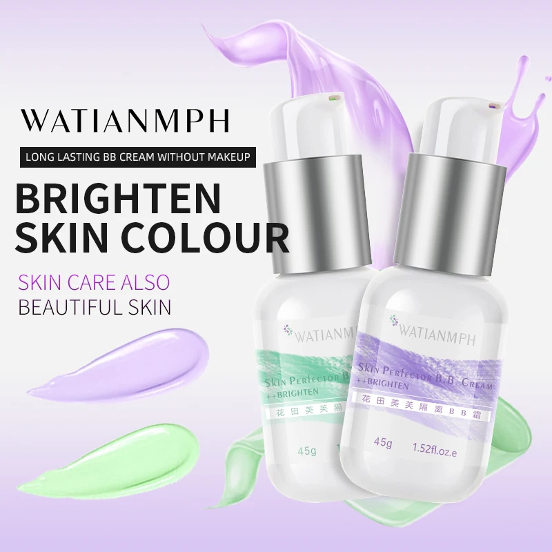 Праймер для лица жидкая матовая основа макияжа крем жирной кожи осветляющая