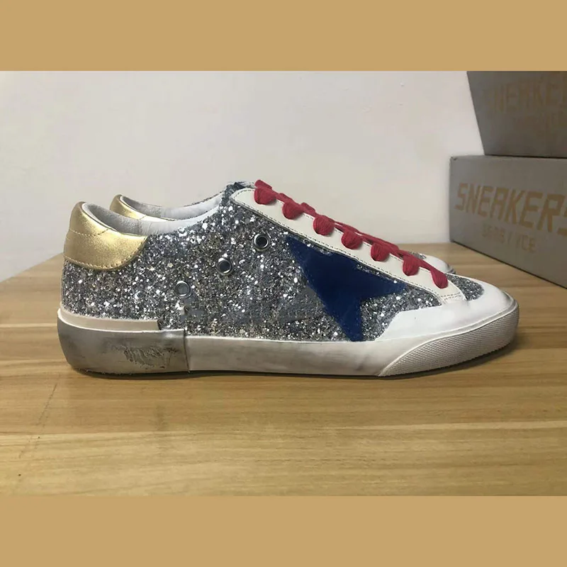 

Всесезонные винтажные детские повседневные туфли в стиле ретро Нескользящие Дышащие Модные универсальные туфли с блестками для родителей ...