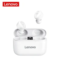 lenovo ht18 tws true wireless headphones with 1000mah charging box bluetooth earphones led display earbuds hifi stereo headset