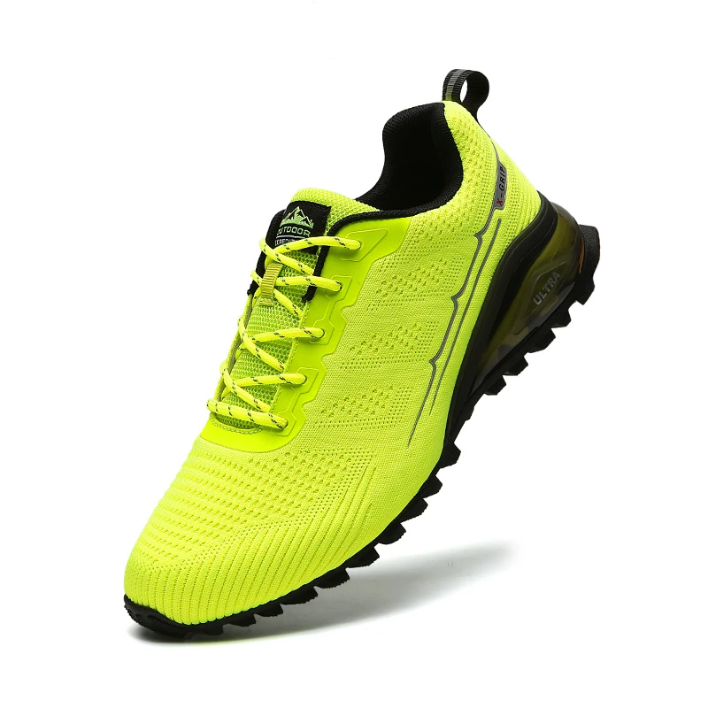 

New Breathable Mesh Trailing Running Shoes Men Anti Slip Running Sneakers Outdoor High Quality Walking Footwears Mens Shoes