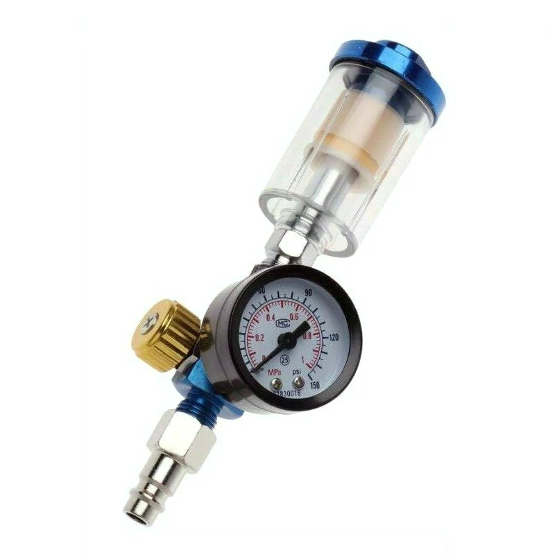 Spray Gun Pressure Regulator Pneumatic Filters Compressed Air Pressure Regulator 1/4