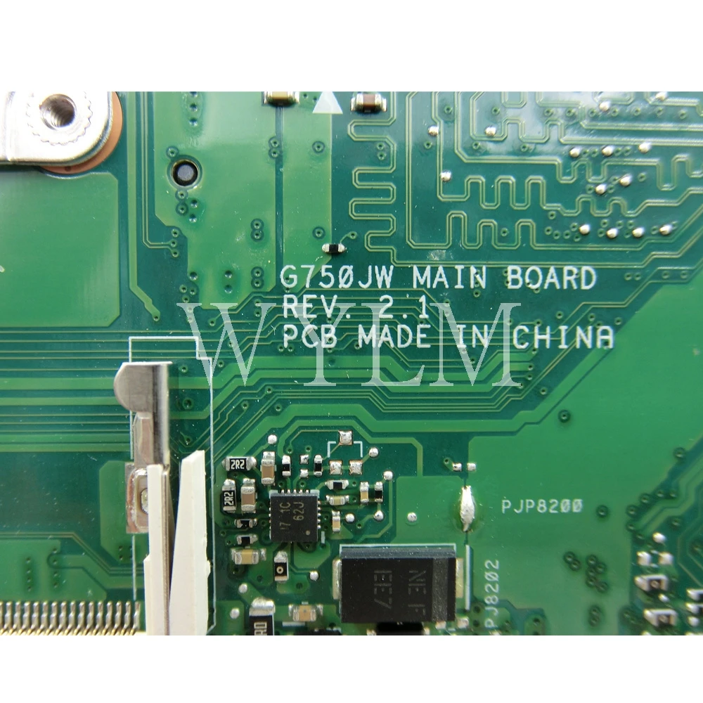 Материнская плата G750JH 2D материнская с процессором для ноутбука ASUS G750J G750JW