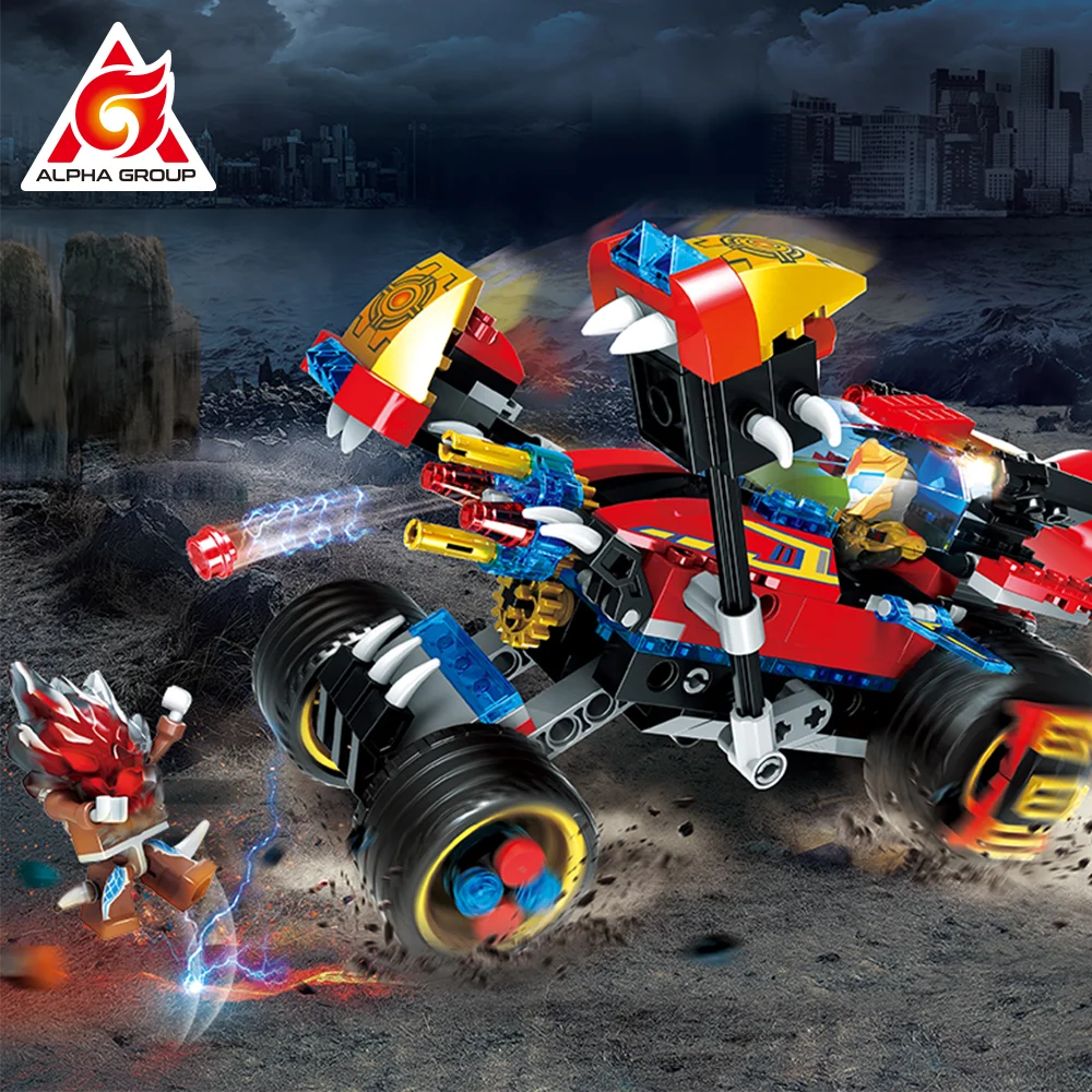 Мудрый блок 2020 небольшие блоки армированный герой встроенная колесница катушка