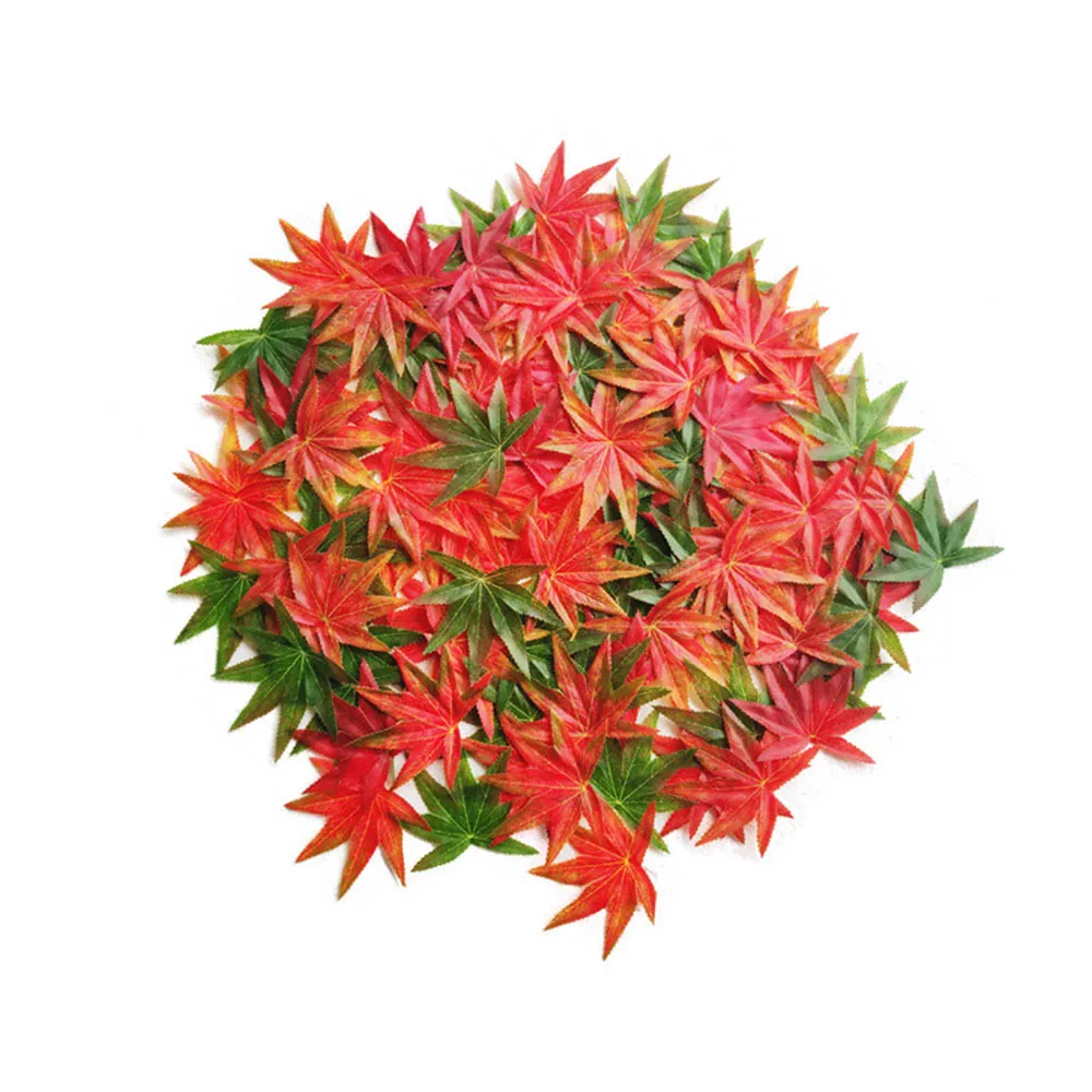 30 шт./лот Осенние искусственные кленовые листья свадебные вечерние для дома