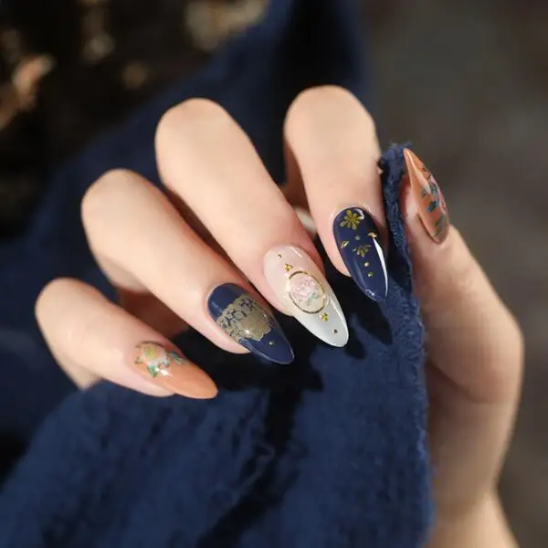 1 лист стикеры 3D на ногти Nail Art Богемия Стиль ногтей наклейки для ногтей наклейки украшения Маникюр Z0218