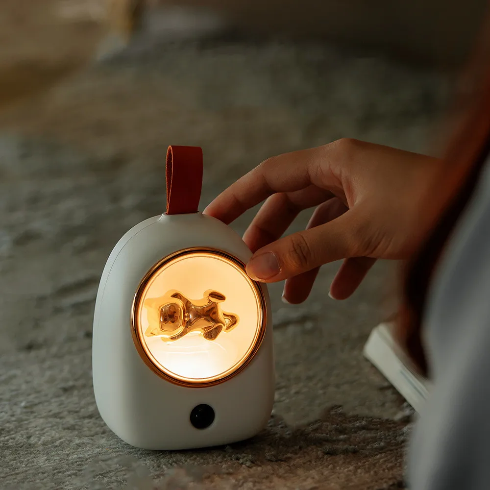 Cute Cat LED Smart Human Body Induction Lamp Bedroom Bedside Baby Eye Protection Breastfeeding Bathroom Closet Cabinet Wall Lamp