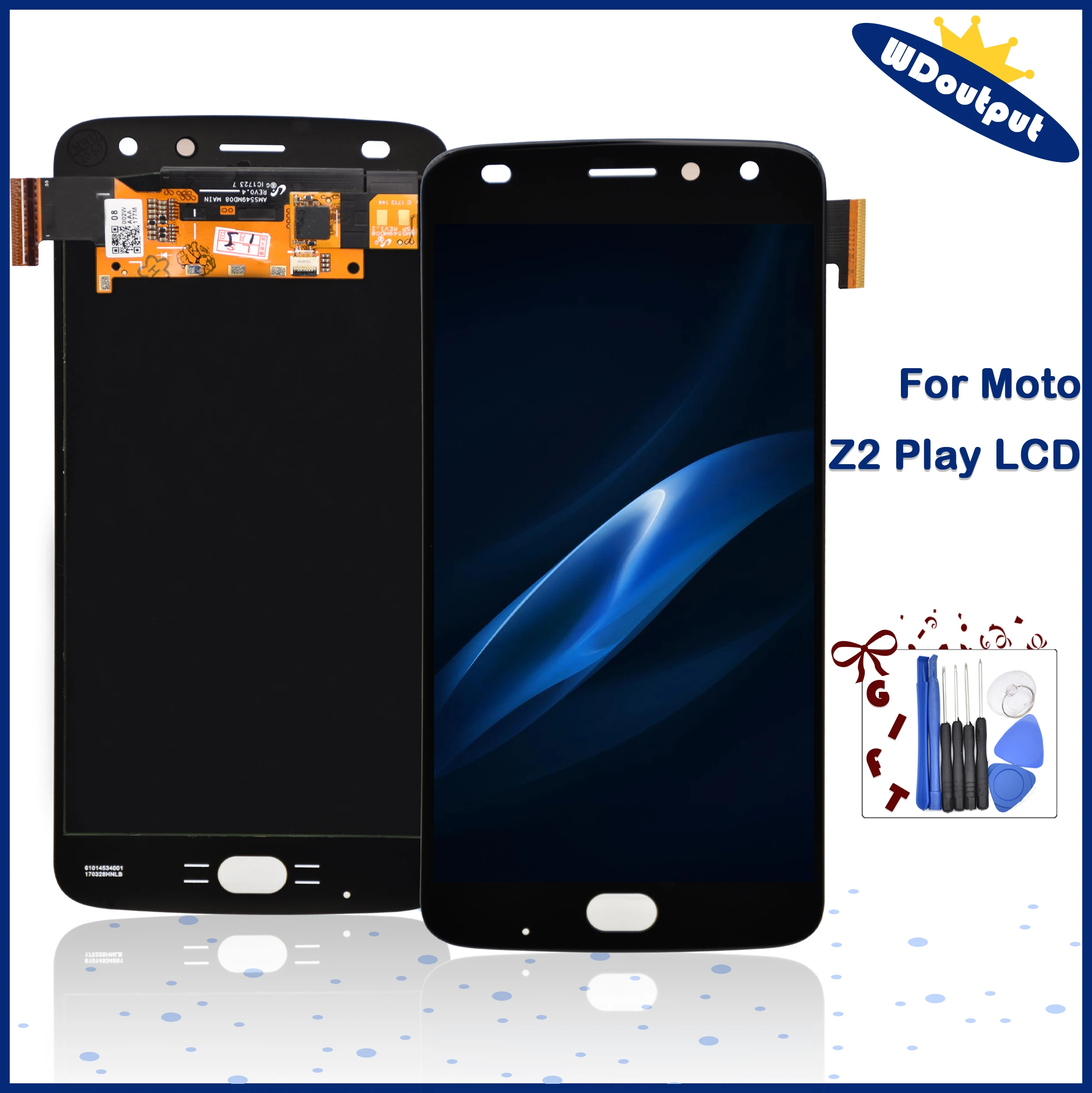 5 &quotОригинальный ЖК-дисплей для Motorola Moto Z2 Play сенсорный экран с цифровым
