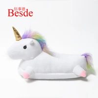 unicorn slippers house shoes women cute funny slippers girls winter shoes 2019 classic ladies slippers chanclas mujer