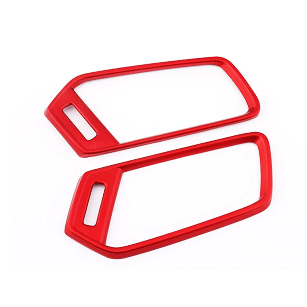 

4PCS/Set Car Dashboard Air Vent Outlet Frame Cover Decorative Trim Cover Red for Honda Accord 2018-2020 Car Interior Decoration
