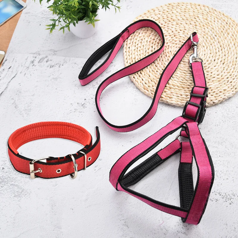 

Dogs Leashes Dog Harness and Leash Set Dog Collars for Large Dogs Harness Leashes Pet Supplies Pet Accessories Collares De Perro
