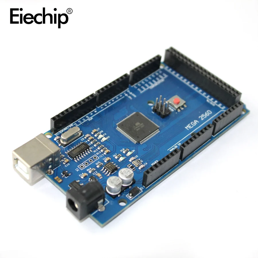 Для Arduino Mega 2560 R3 MEGA2560 REV3 ATMEGA2560 16AU CH340G AVR USB макетная плата diy Электронный комплект с