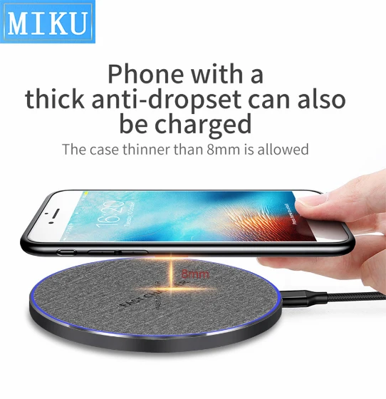 Быстрая зарядка 15 Вт для Samsung S20 S10 iPhone 11 Pro XS XR X 8 Xiaomi Mi 10 10W быстрая USB C Qi