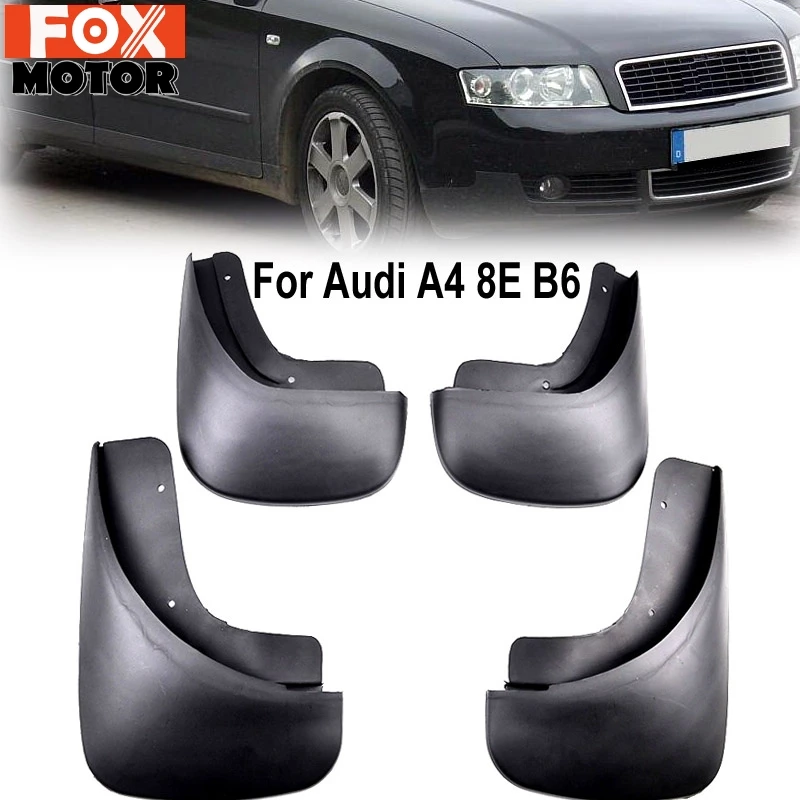 Набор литых автомобильных брызговиков для Audi A4 B6 2002 2005 8E Брызговики крыло