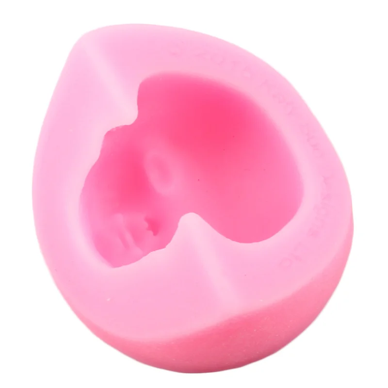 3D Baby Face Пособия по кулинарии Инструменты Силиконовые Формы Торт Шоколадные