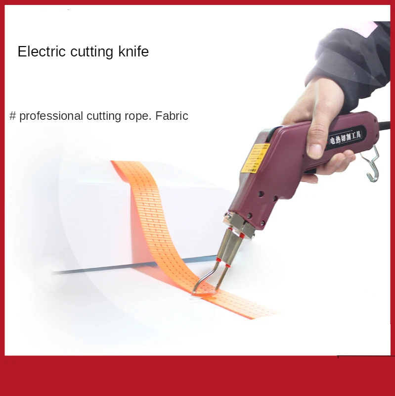 Electric heating knife, cloth cutting knife, rope webbing hot melt knife