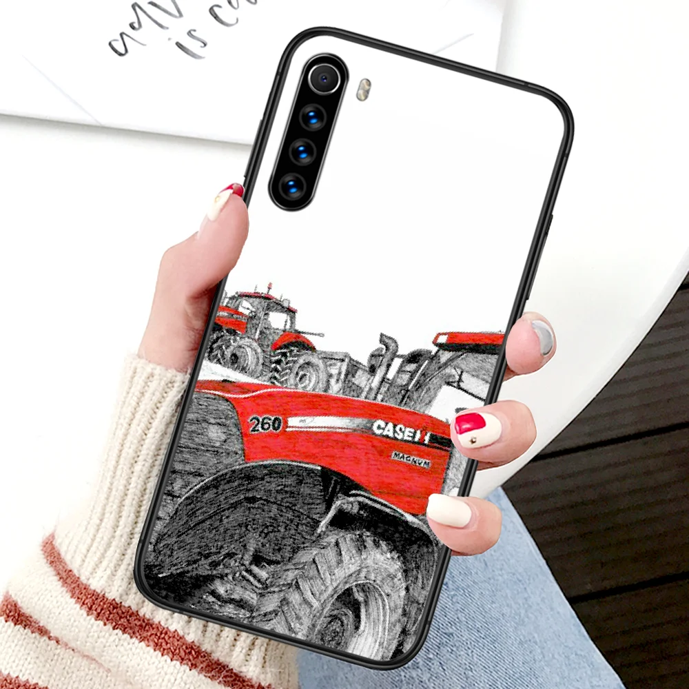 

Luxury Car CASE IH Brand Phone Case For Xiaomi Redmi Note 7 8 8T 9 9S 4X 7 7A 9A K30 Pro Ultra black Waterproof Soft Prime