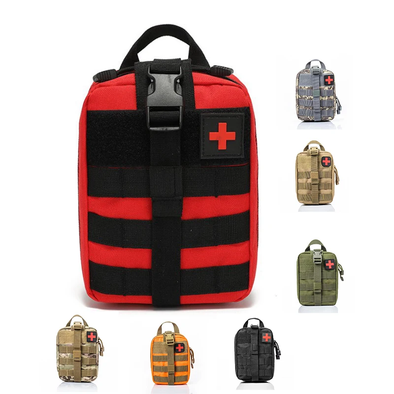 

Tactical Medical Kit Bags Oxford Accessory Cycling Accessory Pack Waist Bag Multifunction Pocketv Mountaineering Lifesaving Kit