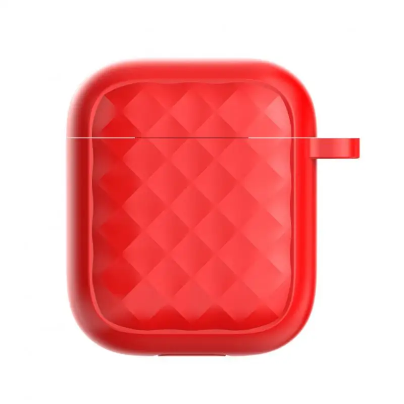 

Silicone Earphone Case for Airpods 1/2 Earphone Protective Cover Smooth Opening Charging Light Visible Earphone Accessories