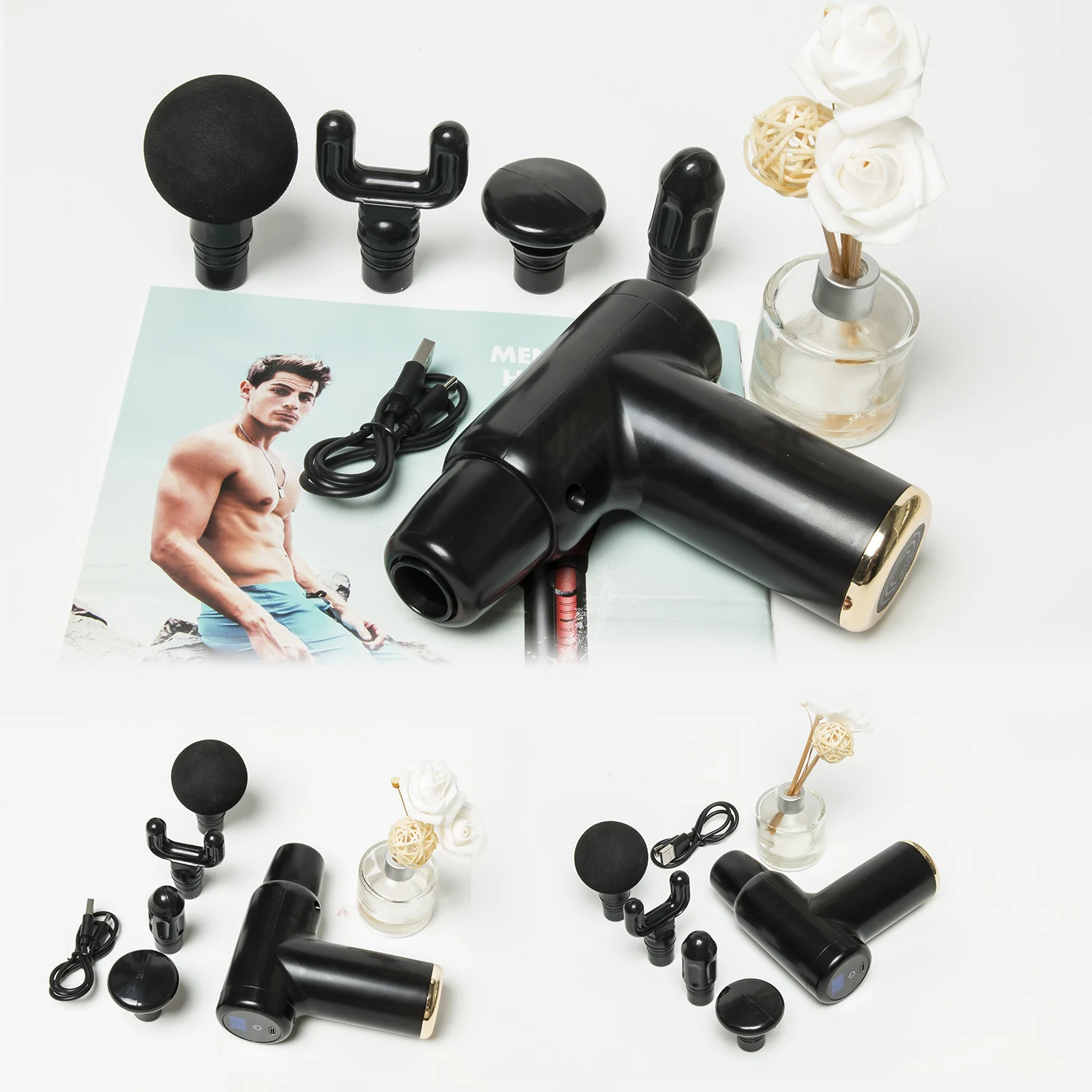 

Health Manager Massage Gun Massager Muscle Relax Body Relaxation Electric Massager High Frequency Deep Tissue Percussion Muscle