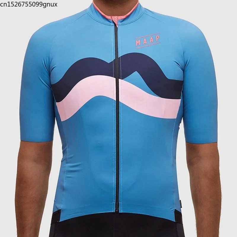 2021 new arrival simple ventilation thin mtb Cycling Jerseys Summer bike riding clothing tops quick dry camisetas de ciclismo | Спорт и