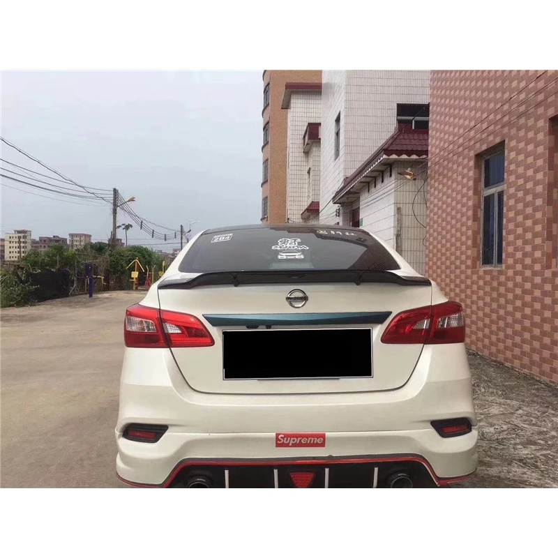 

for Nissan Sylphy sentra spoiler 2012-2018 year carbon fiber/FRP rear wing R style Sport Accessories