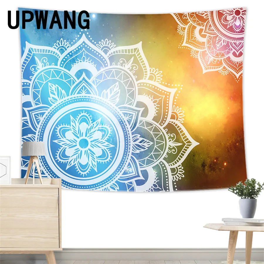 

Богемный гобелен с мандалой, Подвесной Настенный Коврик для песчаного пляжа и пикника, палатка для кемпинга, подстилка для сна, настенная тк...