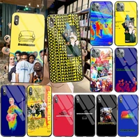 dabieshu hip hop band brockhampton luxury phone case tempered glass for iphone 11 pro xr xs max 8 x 7 6s 6 plus se 2020 case
