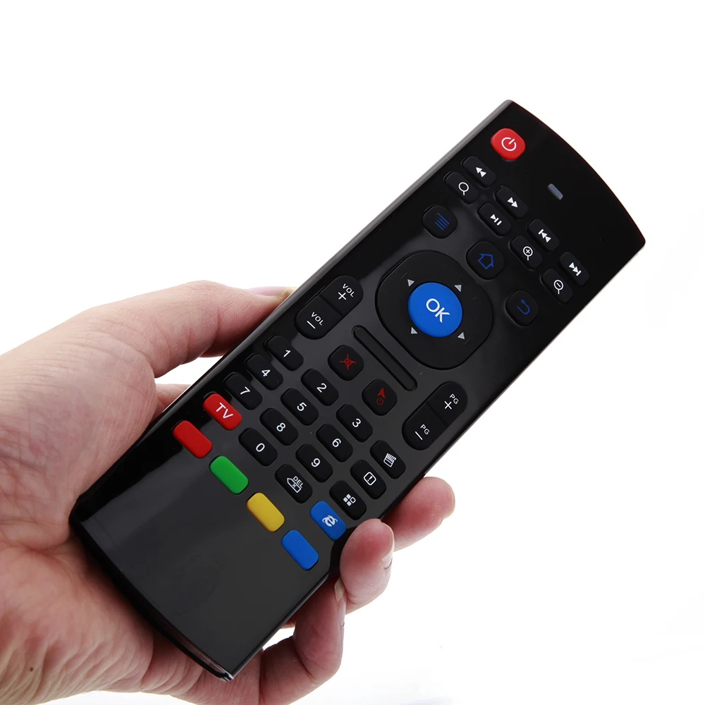 

2.4G Wireless Air Mouse Gyro Voice Control Universal Sensing Mini Keyboard Remote Control For PC Android TV Box Double-Sided