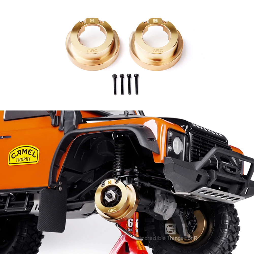 

TRAXXAS 1/10 TRX4 Defender Bronco G500 TRX6 G63 Радиоуправляемый гусеничный автомобиль металлический 123 г латунный балансировочный Тяжелый медный противовес