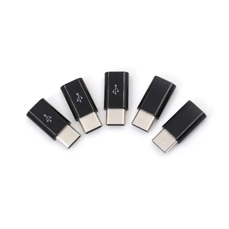 Hot Sale 5pcs USB Type-C Male Connector To Micro 3.1 Converter USB-C Adapter Tool Compatible With All |