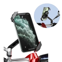 newest bicycle bike motorcycle phone holder rearview mirror phone stand mount bracket for iphone samsung xiaomi smartphones