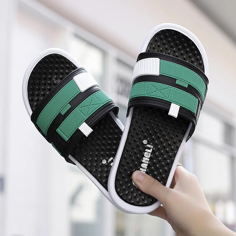 cyytl summer men women slippers soft outdoor indoor casual beach slides shower boys non slip sandals bathroom zapatillas de casa free global shipping