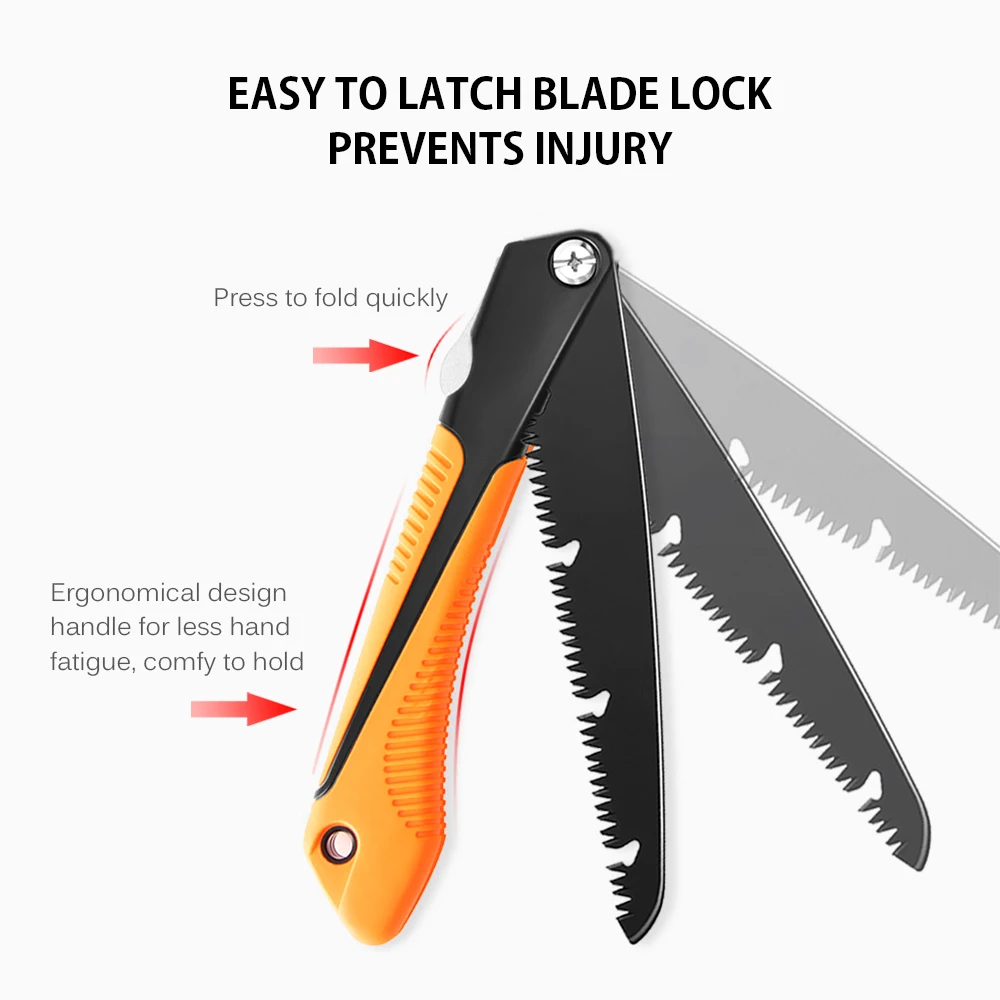Складная ручная пила KKmoon обрезной станок с 10 дюймовым лезвием и 3 коническими