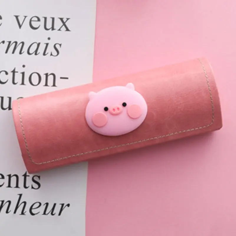 Новинка 1 предмет платье для девочек Портативный футляр очков из искусственной