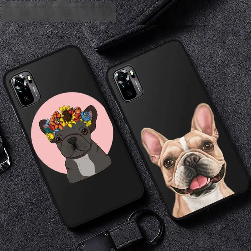 

Hot French Bulldog Dog Phone Case For Xiaomi Mi Redmi Note 8T 9T 9S 9A 10 7 8 9 Lite pro