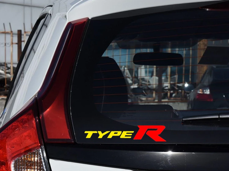 Автомобильные наклейки TypeR спортивные креативные декоративные для Honda Fit Civic Accord