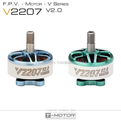 

Новый T-Motor VELOX V2207 V2.0 1750KV/1950KV/2550KV V2306 1950KV/2400KV V2.0 5 ~ 6S 4-6S 3-4S Motor для FPV гоночного дрона