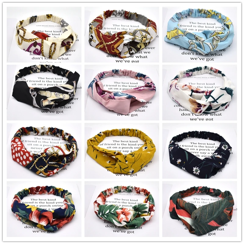 Повязка головная на резинке однотонная женская| |