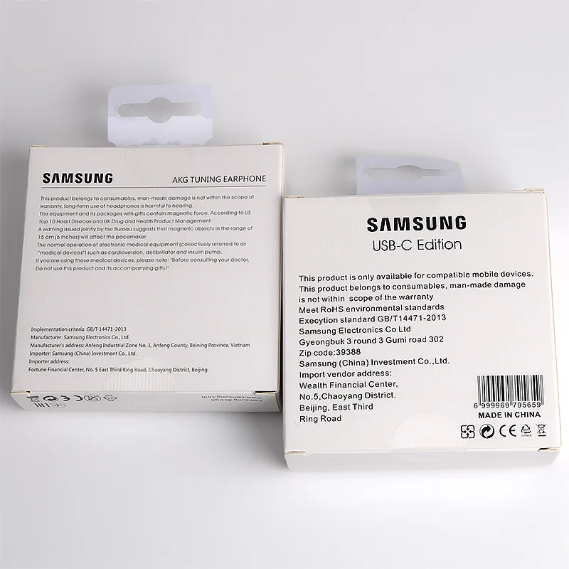 Оригинальные цифровые Hi-Fi наушники Samsung AKG DAC USB TYPE C с микрофоном/пультом