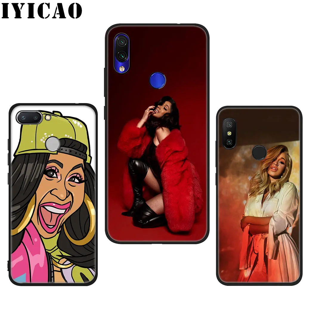 IYICAO Rapper хип-хоп Cardi B Мягкий силиконовый чехол для Xiaomi Redmi Go S2 K20 6 Pro 8A 7 7A 6A 5A 4A 5 Plus 4X |