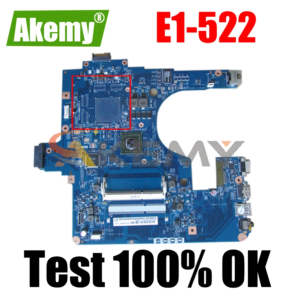 

AKEMY NB.M8111.00N EG50-KB MB 12253-3M 48.4ZK01.01M 48.4ZK14.03M NBM811100N For Acer Aspire E1-522 Laptop Motherboard