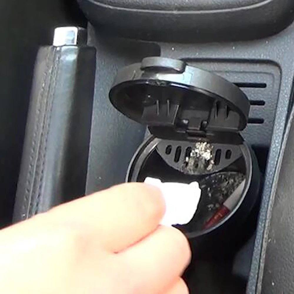 Мини-мусорная корзина для автомобиля Портативная Черная мусорная контейнер